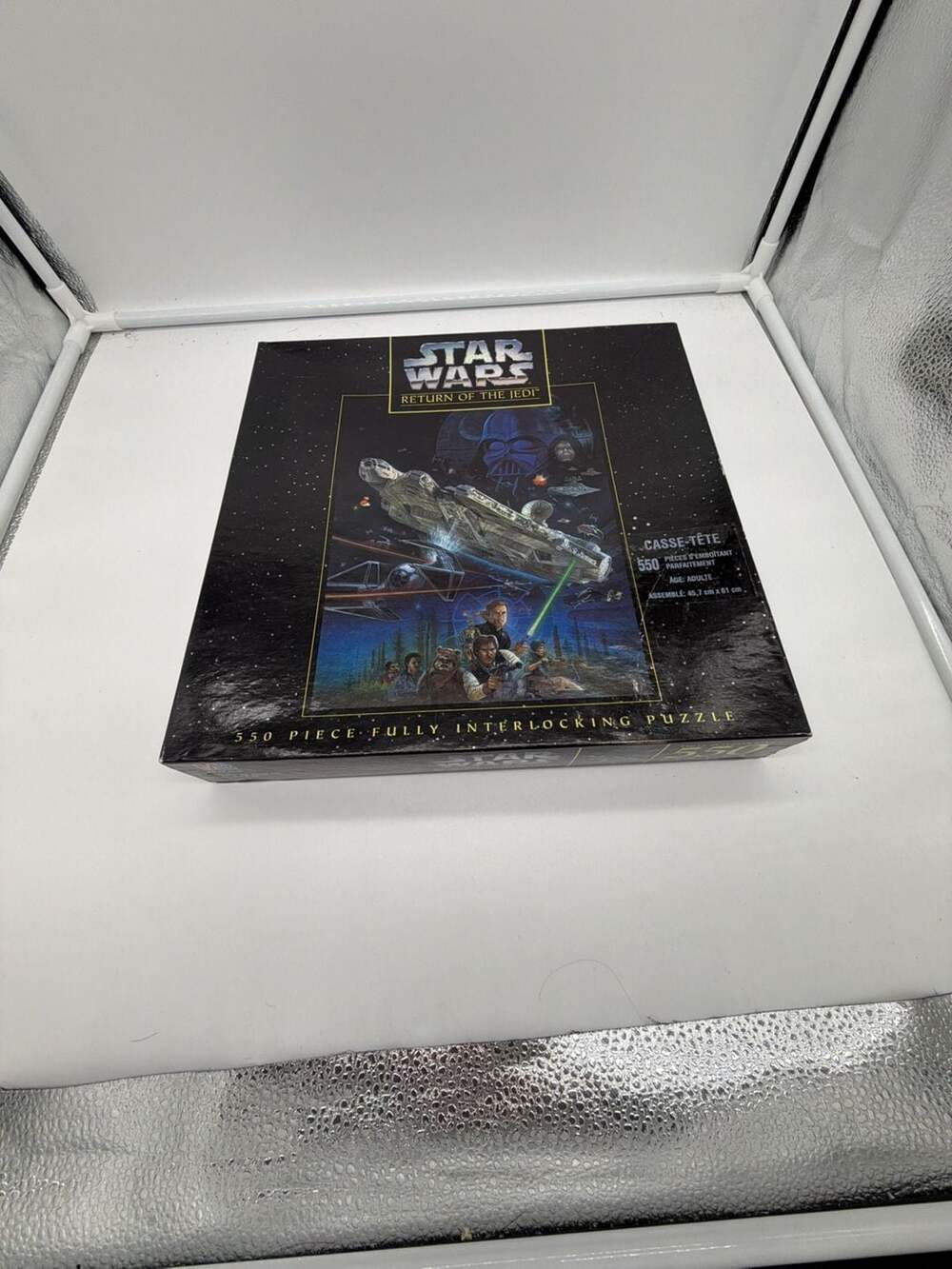 Milton Bradley Star Wars Return of the Jedi 550 Piece Jigsaw Puzzle ( Sealed)
